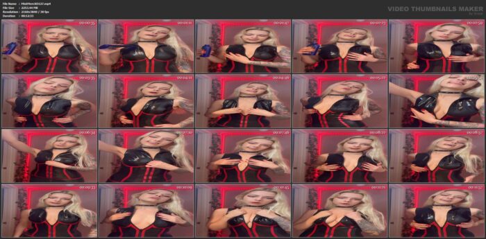 Mistress Mercy In Scene: Tit Worship And Denial - MISTRESSMERCYXOX - FULL HD/2160p/MP4