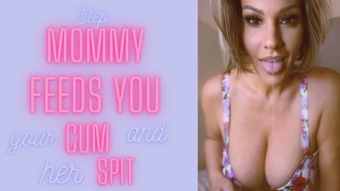 Step-Mommy Feeds You Your Cum And Her Spit - ADRIENNE LUXE - MP4