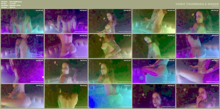 Naked, Wet Hot Tub Flirting - MISTRESS ADREENA ANGELA / INANNA STUDIO - MP4