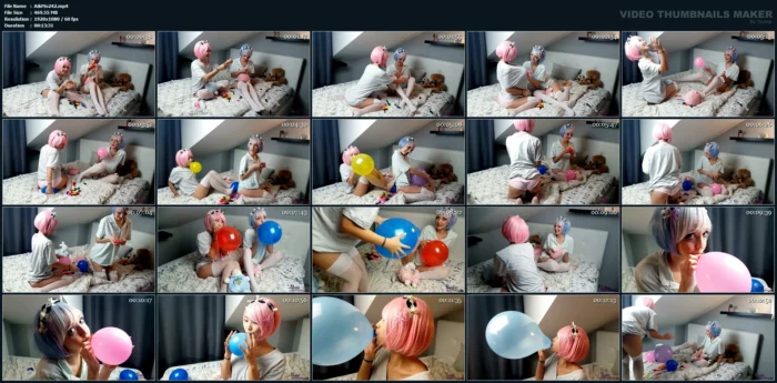 Ballons Pops Fun Rem And Ram - AIKO MOE / AIKODOLL / AIKOPRINCESS - MP4