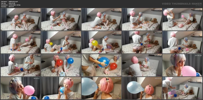 Ballons Pops Fun Rem And Ram - AIKO MOE / AIKODOLL / AIKOPRINCESS - MP4