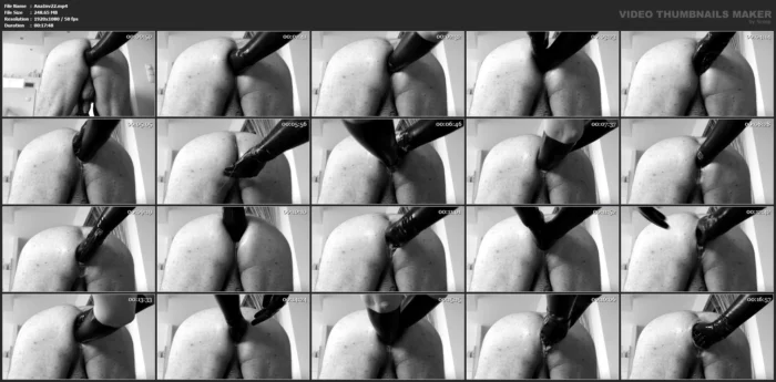 Double Fist Training For Swollen Asslips - ANALIEN INVADERS - MP4