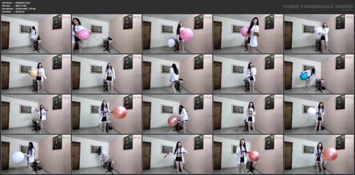 Joi I Am An Angry Teacher Who Pops Giant Latex Balloons - ARLEQUIN - MP4