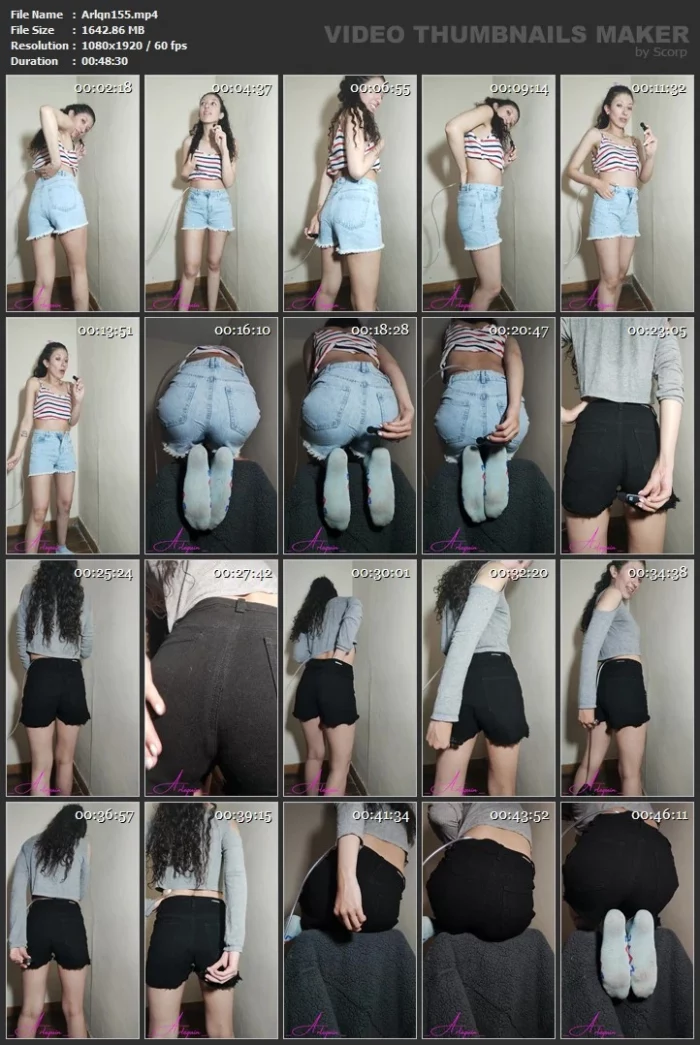 Pov Asmr Best Loud Long Farts In Mini Jean Short On Ur Face - ARLEQUIN - MP4