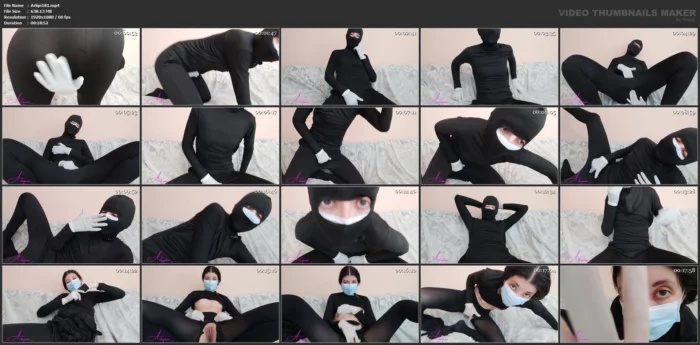 Pov Im Tight Masturbating With Zentai Suit Gloves And Mask - ARLEQUIN - MP4