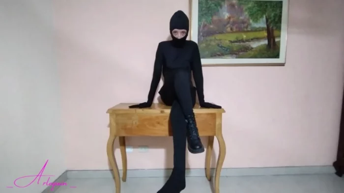 Pov Your Stepmom Ninja Catsuit Makes You An Interrogation - ARLEQUIN - MP4