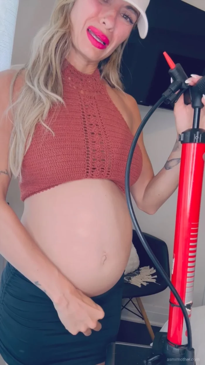 Human Balloon Bike Pump Edition - ASMR MOTHER - MP4