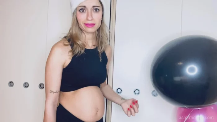 Turning My Belly Into A Real Life Balloon - ASMR MOTHER - MP4