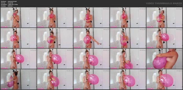 Shower Balloon Non Pop - AUSSIELOONER / LILY ADAMS - MP4