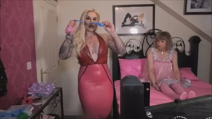 Sissy Diaper Baby Balloon Bitch Part 1 Blow And Bounce - AVA VON MEDISIN CLIPS / MISTRESS AVA VON MEDISIN - MP4