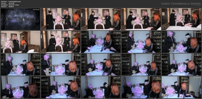 Living Doll Satin Pervert Part 1 - AVA VON MEDISIN CLIPS / MISTRESS AVA VON MEDISIN - MP4