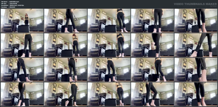 Fuzzy Sock Virtual Ballbusting - BADDB1TCH / MISTRESS BADDBITCH / MISTRESS OF MINDFUCK - MP4