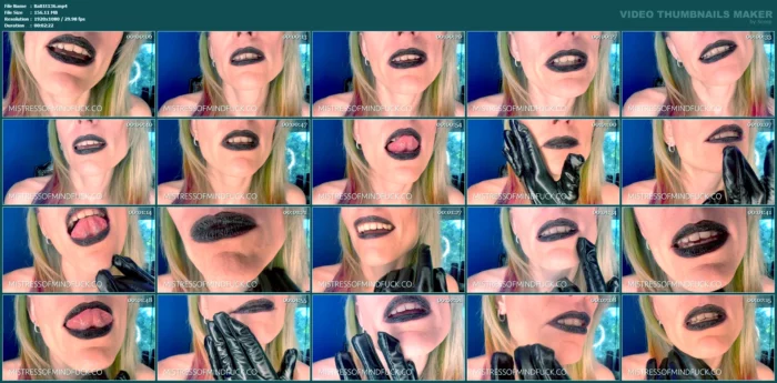 Lips & Gloves - BADDB1TCH / MISTRESS BADDBITCH / MISTRESS OF MINDFUCK - MP4