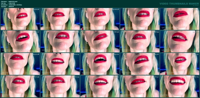 Anything For These Red Lips - BADDB1TCH / MISTRESS BADDBITCH / MISTRESS OF MINDFUCK - MP4