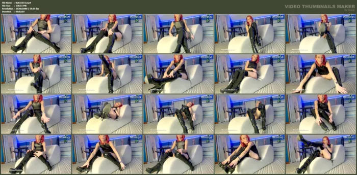 The Taller The Boots The Weaker The Boys - BADDB1TCH / MISTRESS BADDBITCH / MISTRESS OF MINDFUCK - MP4