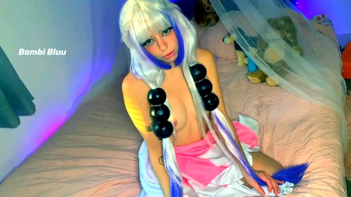 Kanna Maid Double Penetrate Cosplay - BAMBI BLUU / BAMBI ARAKI - MP4