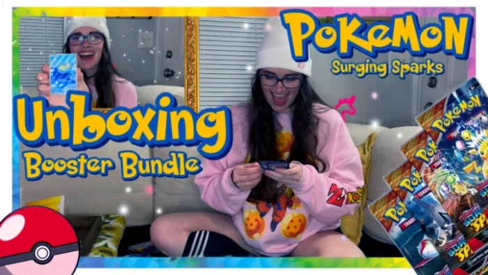 Pok Mon Surging Sparks Tcg Unboxing Black Friday Special - BBYBIMBOGAMER / BAJA BLAST BBY - MP4