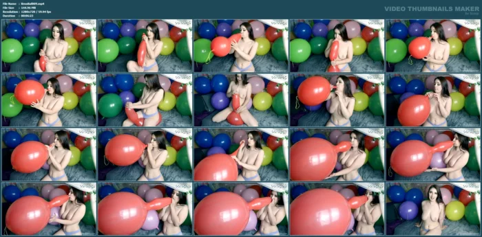 B2p Red Cattex Punchball - BROOKESBALLOONS / BENDY BROOKE - MP4