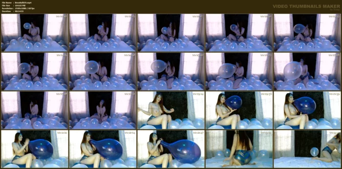 Mermaid Balloon Blowing Masturbating And B2p - BROOKESBALLOONS / BENDY BROOKE - MP4