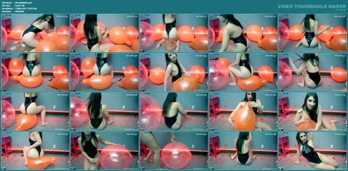 S2p Orange Balloons In Pvc - BROOKESBALLOONS / BENDY BROOKE - MP4