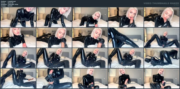 Dom German Joi Full Latex - CANDYXS - MP4