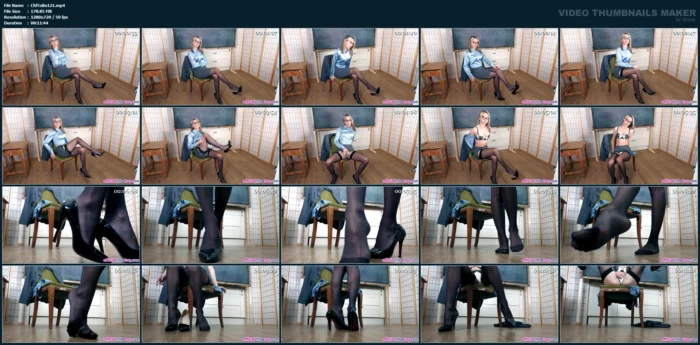 Another Office Nylon Tease - CHLOESTOYBOX / CHLOE TOY - MP4
