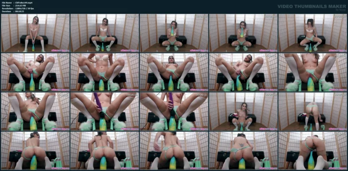 Wine Bottle Fuck - CHLOESTOYBOX / CHLOE TOY - MP4