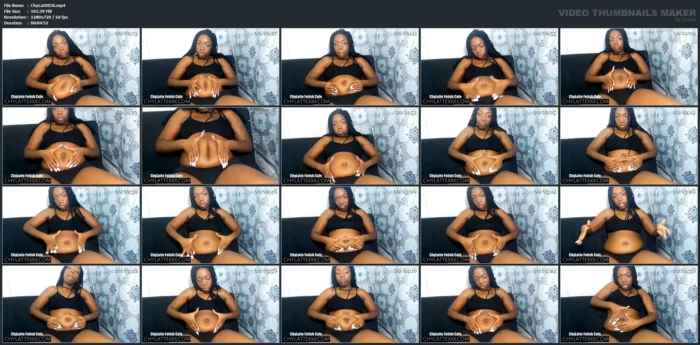 My Squishy Belly And Big Outie Navel - CHYLATTEXXX / CHY LATTE / LADY LATTE - MP4
