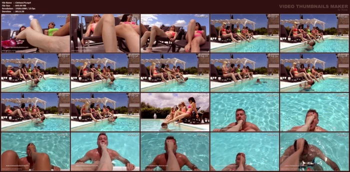 Epic Pool 5 Misses - Used For Our Feet - CLEO DOMINA / MISTRESSCLEODOMINA - MP4