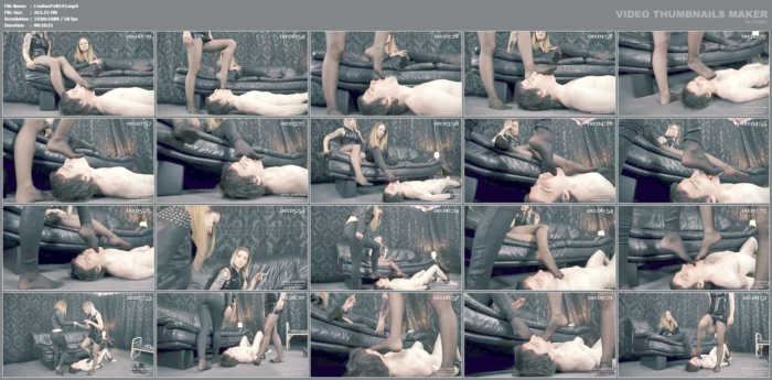 Nylon Foot Fetish Part 2 - CRUEL ANETTES FETISH WORLD / LADY ANETTE / MINNIE MANGA - MP4