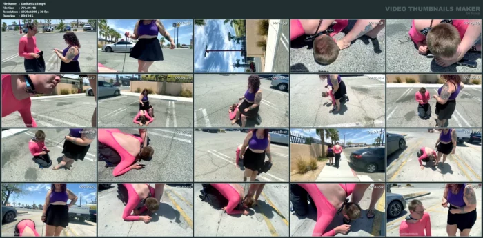 Car Park Humiliation with Jimmy - DADDY FAT STACKS DOMINATRIX HUMILIATRIX - MP4