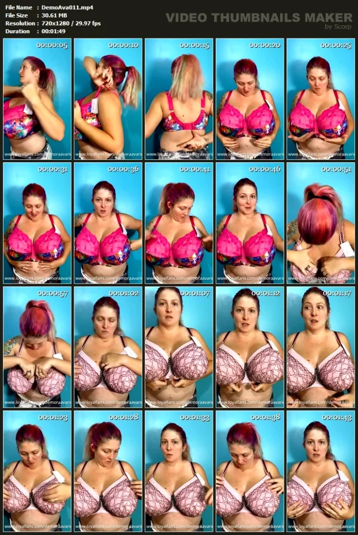 34ll Bra Videos - DEMORA AVARICE - MP4
