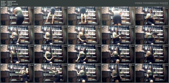 Dominatrix Mara As A Strict Library Mistress - DOMINATRIX MARA / MISS MARA / MARA DOMINA - MP4