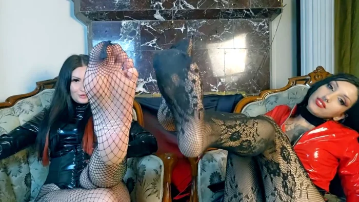 Hypnotic Foot Fetish Video From Two Goddesses. Worship - DOMINATRIX NIKA - MP4