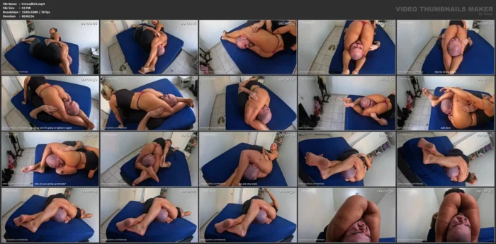 Scissoring And Squeezing - FEET LADY / PAULA MANCINI - MP4