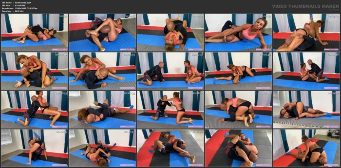 Dez Competitive Mixed Wrestling - FEMDOM FANTASIA - MP4