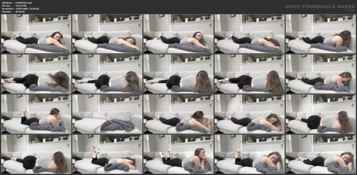 Black Solo Farting In Leggings! - FETISH NATURE FILMS / SCARLETT'S FARTS - MP4