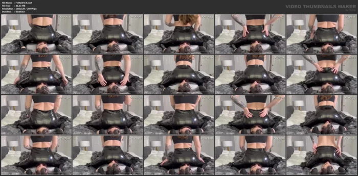 Latex Face Farting! - FETISH NATURE FILMS / SCARLETT'S FARTS - MP4