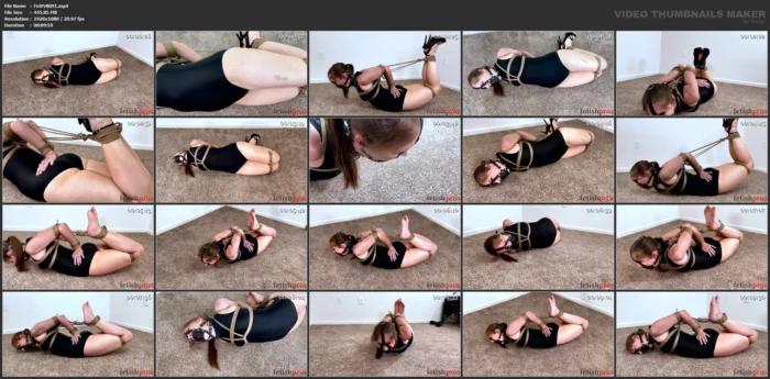 Rachel Adams In Scene: Rachel Adams Humbled By Inescapable Chicken Wing Hogtie Bondage - FETISH PROS - MP4