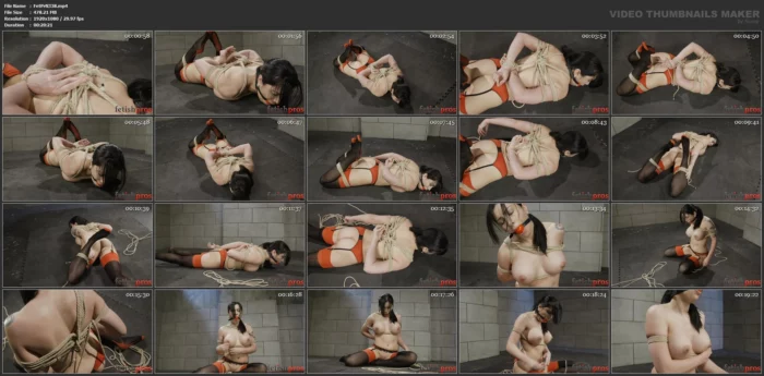 Cassandra Cain In Scene: Frogtied Rope Bondage Escape - FETISH PROS - MP4