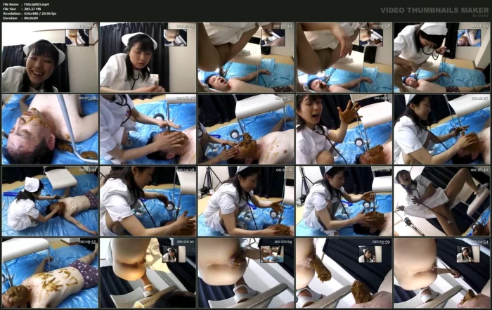 Naughty Nurse Shits All Over Helpless Patient! - FETIDISTROJP - MP4