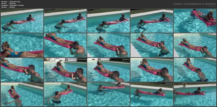 Having Fun In The Pool With My Slave - GABRIELLA FETISH / DIVINE GODDESS GABRIELLA - MP4