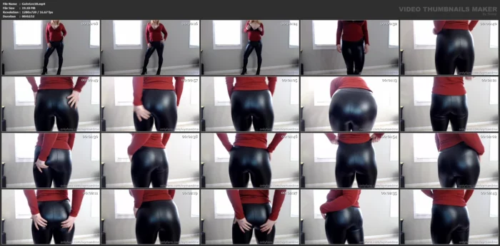 Worship My Leather Ass - GODDESS IVY GREY - MP4