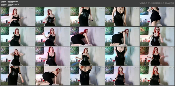 Bust Your Balls And Earn Some Edging - GODDESS RUBY SNOWBUNNY - MP4