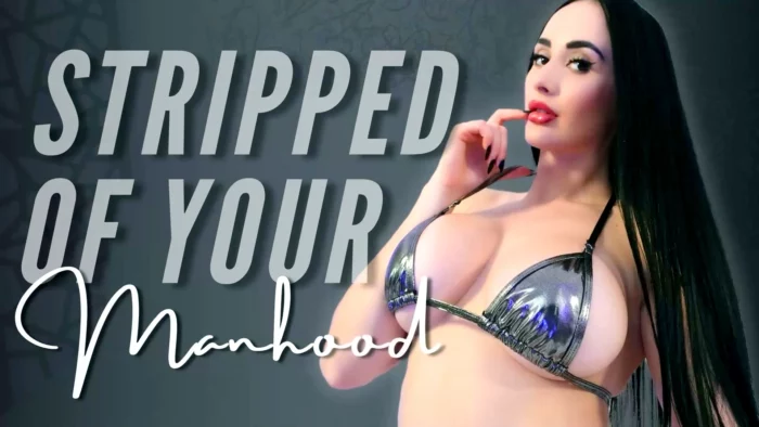 Stripped Of Your Manhood - GODDESS VIOLET VOSS - MP4