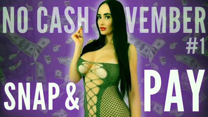 No Cash November #1 Snap And Pay - GODDESS VIOLET VOSS - MP4