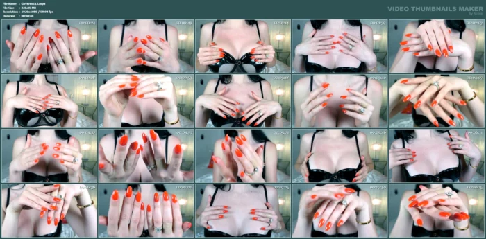 Red Nail Worship - GODDESS VIOLET VOSS - MP4