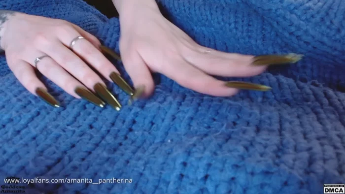 Long Nails And Wool Sweater Mesmerize - GODDESS AMANITA / AMANITA PANTHERINA - MP4