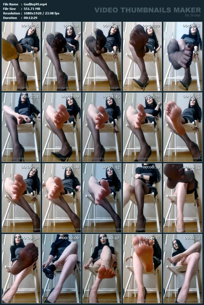 On Your Knees... Foot Boy! - GODDESS BOJANA / BALKANBRATDOM - MP4