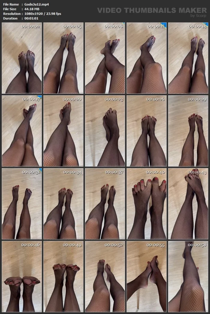 Another Video With My Lovely Feet - GODDESS JULIE - MP4